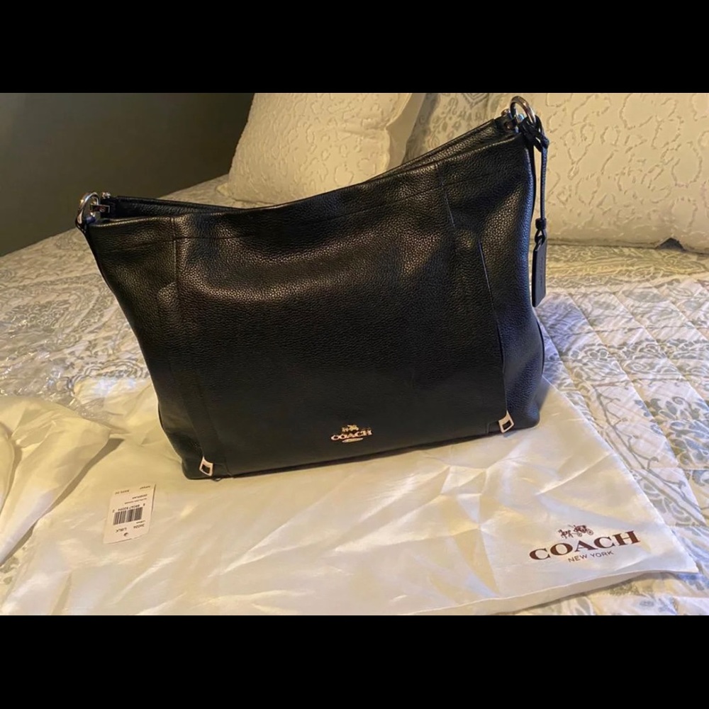 Coach smooth leather satchel